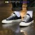 Converse chính hãng thập niên 1970 cổ điển Samsung tiêu chuẩn retro màu vàng đen nam và nữ cao để giúp giày vải thấp 162058C giày converse nữ Plimsolls