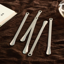 Nestle 304 stainless steel coffee mixing spoon Creative exquisite long handle spoon Milk tea milk powder coffee mixing stick Korean style