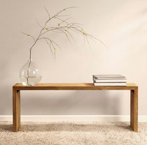 Nordic Solid Wood Bench Long Stool American Shoe Changing Stool Log Bench Leisure Stool Long Bench Bed End Stool