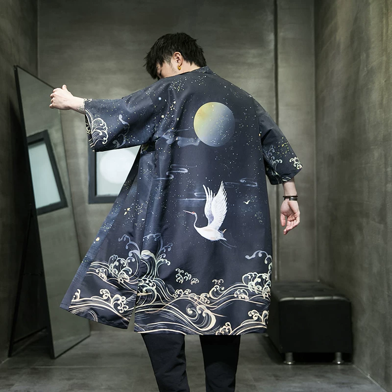 Летняя куртка, тренч, кардиган, oversize, китайский стиль