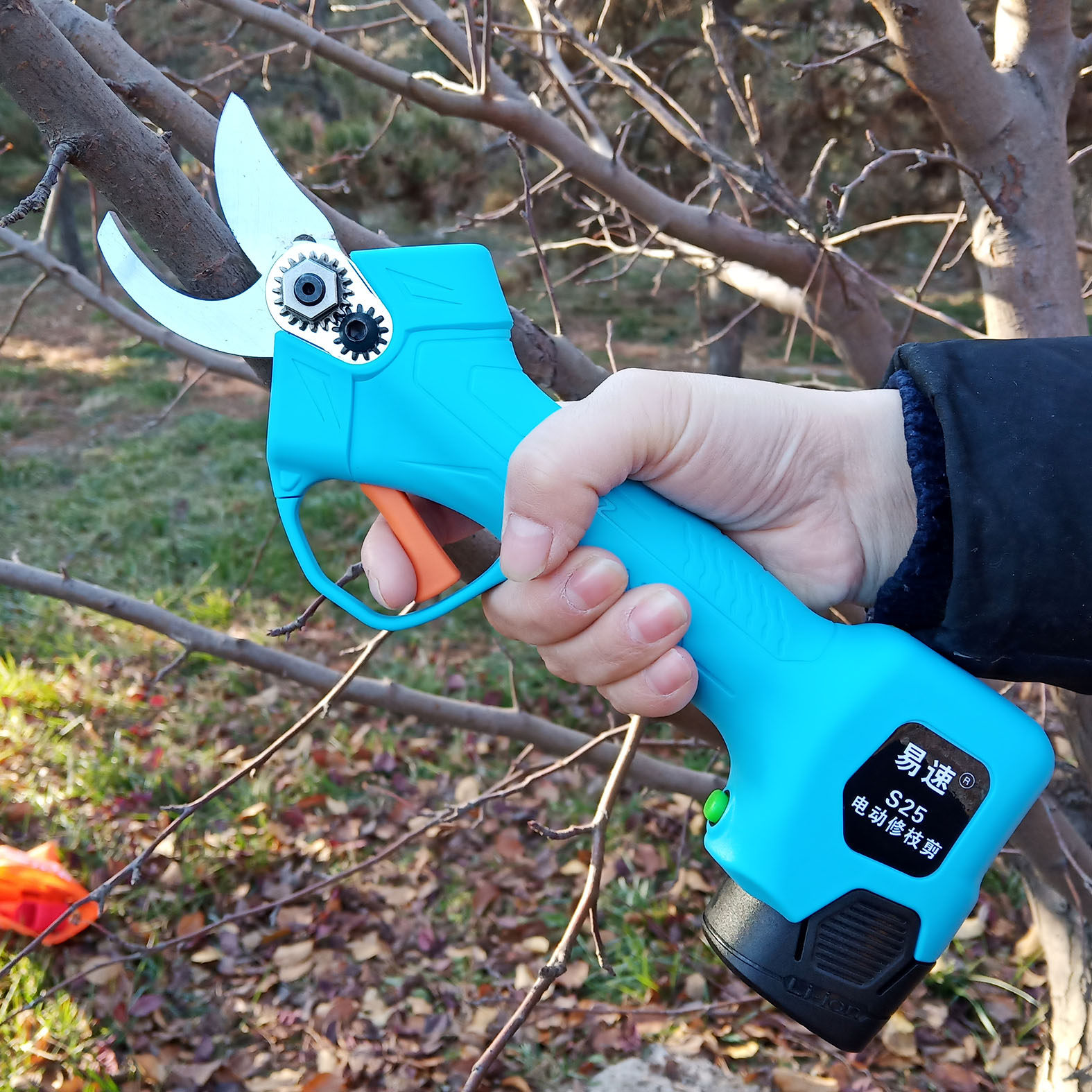 Easy-speed S25 electric scissor electric prunes electric prunes rechargeable electric shears fruit tree cut branches Scissors Gardening scissors