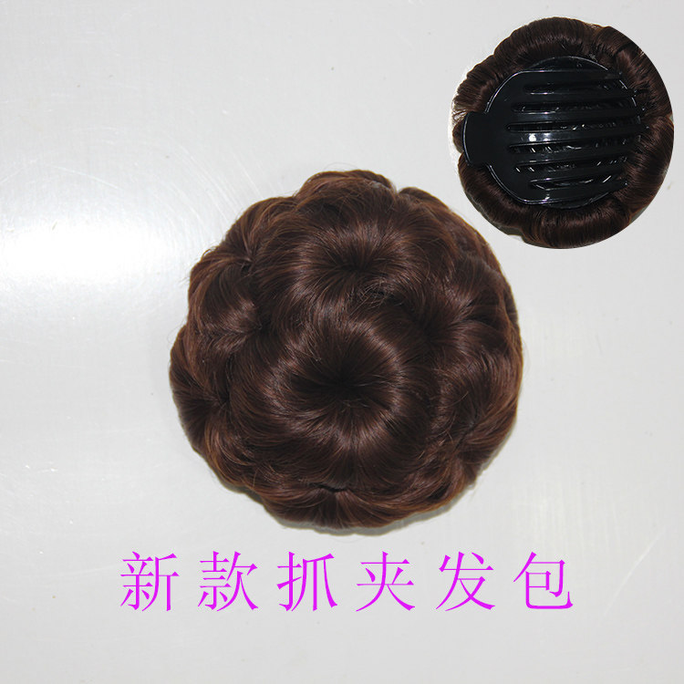 Toupee Female 9 Flower Toupee Of Female Head Flower False Hair