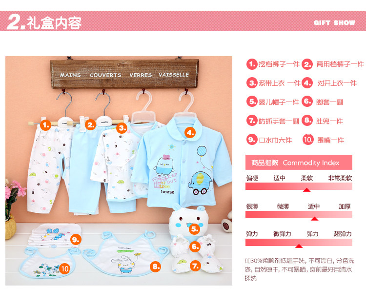 Coffret cadeau pour nouveau-né - Vêtements + Accessoires - Ref 1954262 Image 24