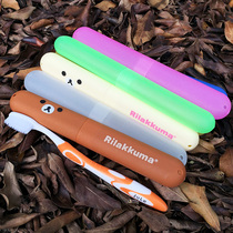 Travel portable toothbrush case Plastic toothbrush cover Sanitary toothbrush tube head cover Anti-bacterial sanitary toothbrush protective cover