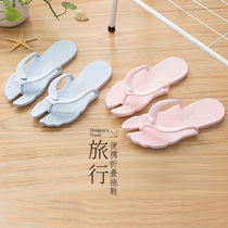 Travel Portable Folding Slippers Aircraft Hotels Tourism Men And Women Bathing Theists Anti-Slip Portable Ultra Light Business Trip