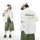 ທ່ານ Jiangnan ອາເມລິກາ retro embroidered ເສື້ອຍືດແຂນສັ້ນສໍາລັບຜູ້ຊາຍແລະແມ່ຍິງ summer 2024 ຍີ່ຫໍ້ trendy ເສື້ອ jacket ວ່າງຂອງຄູ່ຜົວເມຍ