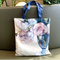 【帆布袋】粉紫花朵