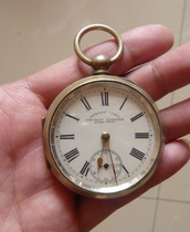 Swiss transitional large diameter antique pocket watch over a century old