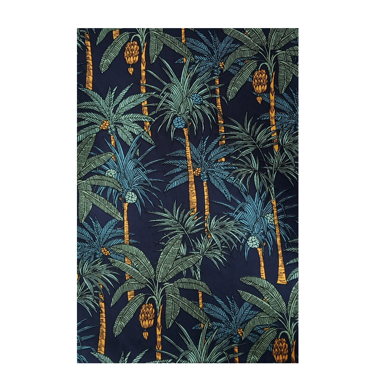 Vintage Nhật Bản và gió tự làm vải vải tự làm Cây chuối hai màu In bông một nửa giá - Vải vải tự làm chất vải cotton lạnh