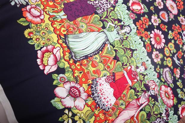 Châu Âu và Mỹ retro thủ công vải tự làm, vải quần áo, vải in bông nữ, một nửa giá vải hoa văn cổ điển