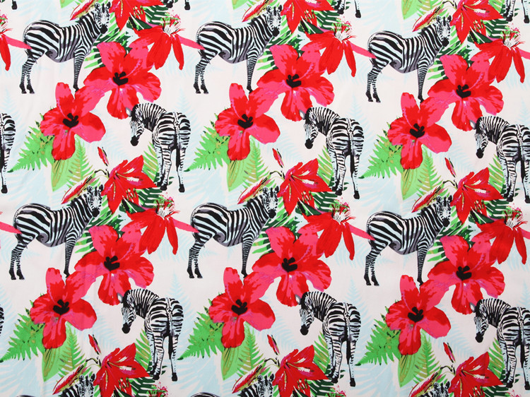 Phong cách retro thủ công tự làm vải ngựa vằn cotton in vải nửa giá vải bố thô
