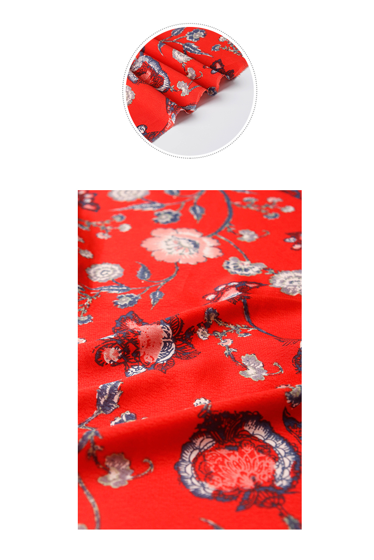 Thời trang handmade vải tự làm Hoa loạt Fuli Zou In Một nửa giá vải may quần tây nữ