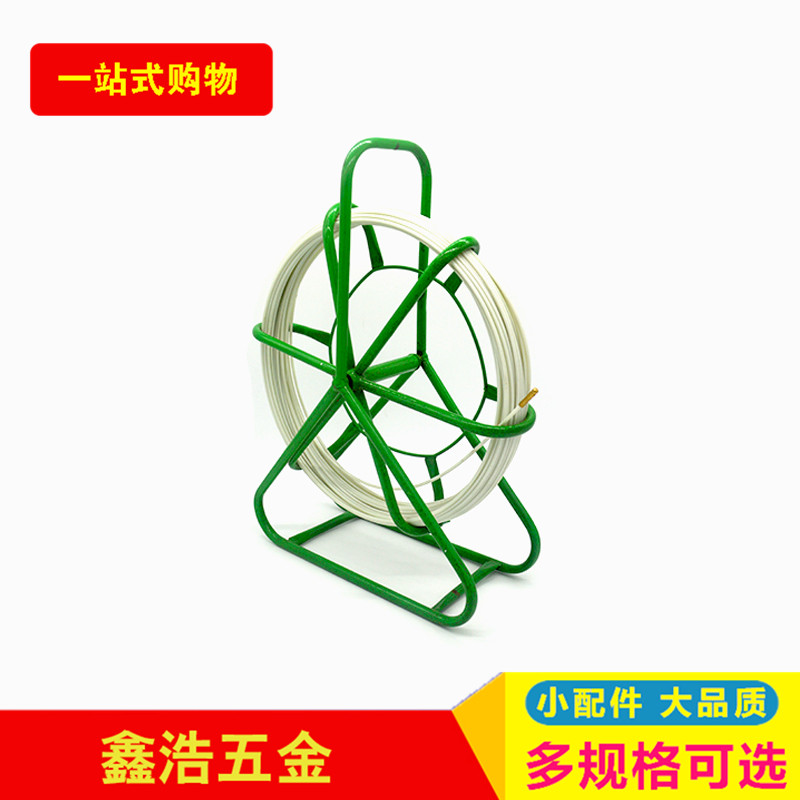 Cable threader electrician pure steel wire pipe lead wire net route optical fiber trunking rubber puller