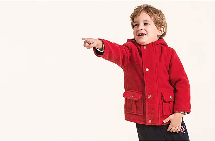 Manteau pour garcon en mélange - Ref 2161373 Image 24