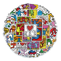 50 sheets of Skehalin suitcase electric car hand ledger water glass sticker suitcase notebook PC waterproof paste