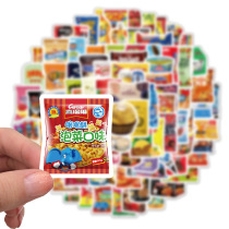 90 small number of snacks stickers net red stickers for graffiti with Li box laptop ipad phone stickers