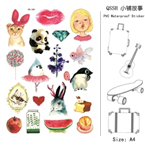 Whole Mori hipster Sticker Waterproof Luggage Skateboard Laptop Guitar Travel Trolley Case Sticker