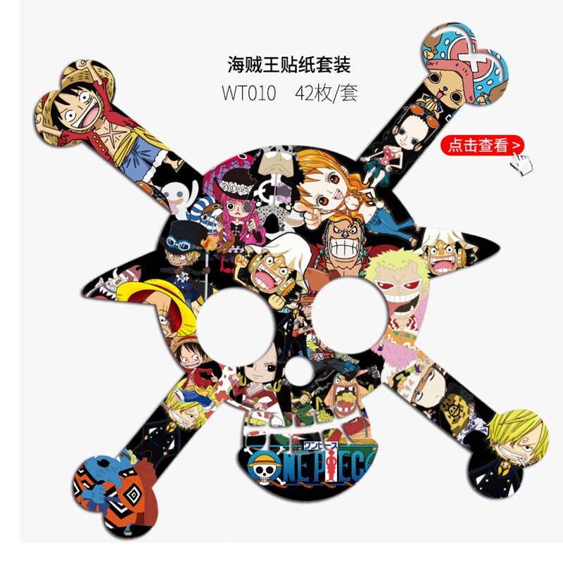 Cartoon waterproof personality anime helmet laptop mobile phone skateboard luggage stickers trolley suitcase stickers