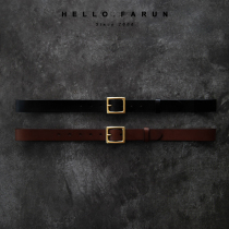 Very Sled Hunting Wild Style Copper Buckle Genuine Leather Belt Square Buckle Accessories Jeans Woman Belt Street Pants Strap