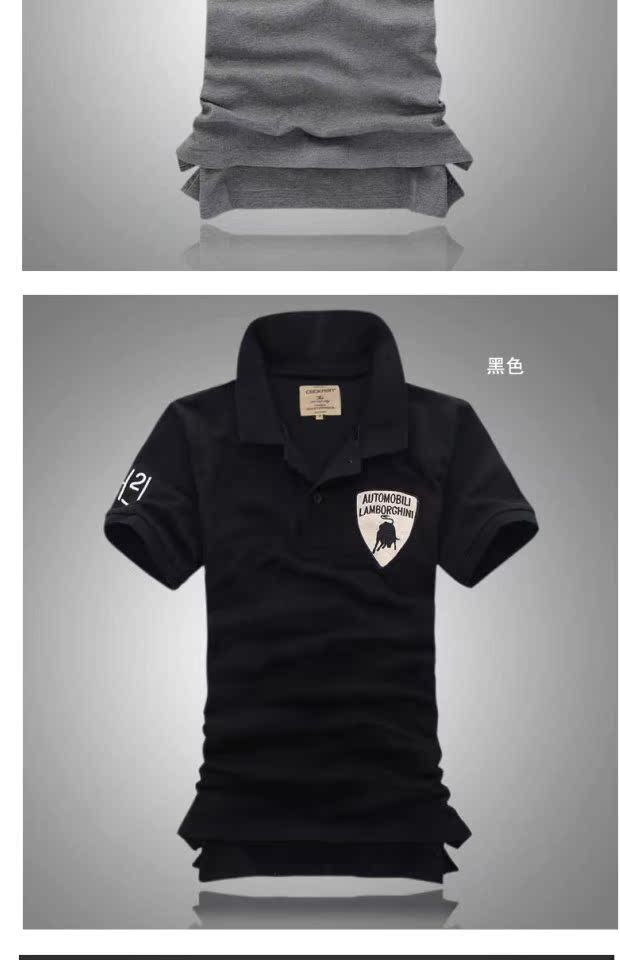 Áo thun cotton tay ngắn cho nam áo thun polo nam áo thun nam 2019 mới thu đông polo nam