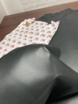 Italian indutan ink green flat nappa lambskin genuine leather leather 0 8-0 8-0 9mm 9mm soft