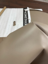 Italian deviconcia earthy gray plain nappa sheepskin genuine leather 0 8-0 9mm soft