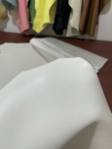 Italian GR white nappa sheepskin genuine leather about 1 2mm soft flesh