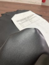 French MR black nappa sheepskin genuine leather about 1mm soft