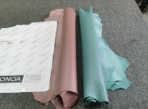 Italy DEVICONCIA two-color nappa plain sheepskin leather material 0 9mm soft