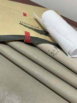 Special offer Italian falco gray shrunken goatskin genuine leather material 1 4mm moderate feel