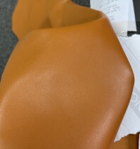 Italian DEVICONCIA brown plain nappa sheepskin Genuine leather 0.9-1mm soft