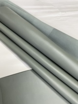 Italian artichoke color bean paste green plain calf leather Matte b-v ingredients about 0.7mm Soft