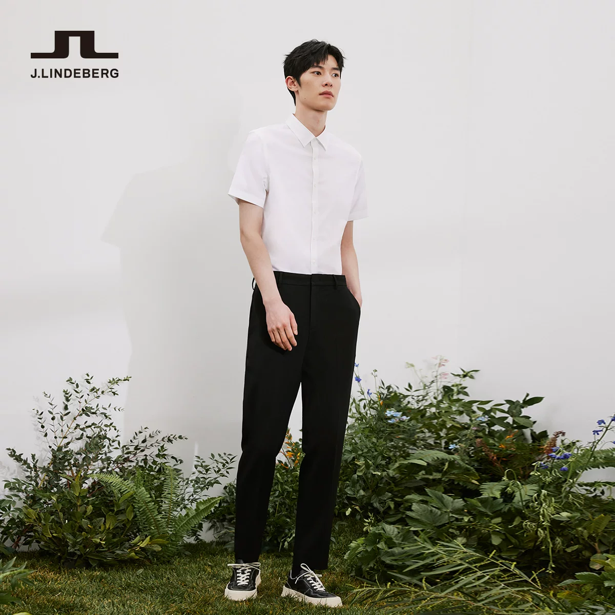 Summer comfortable elastic casual trousers
