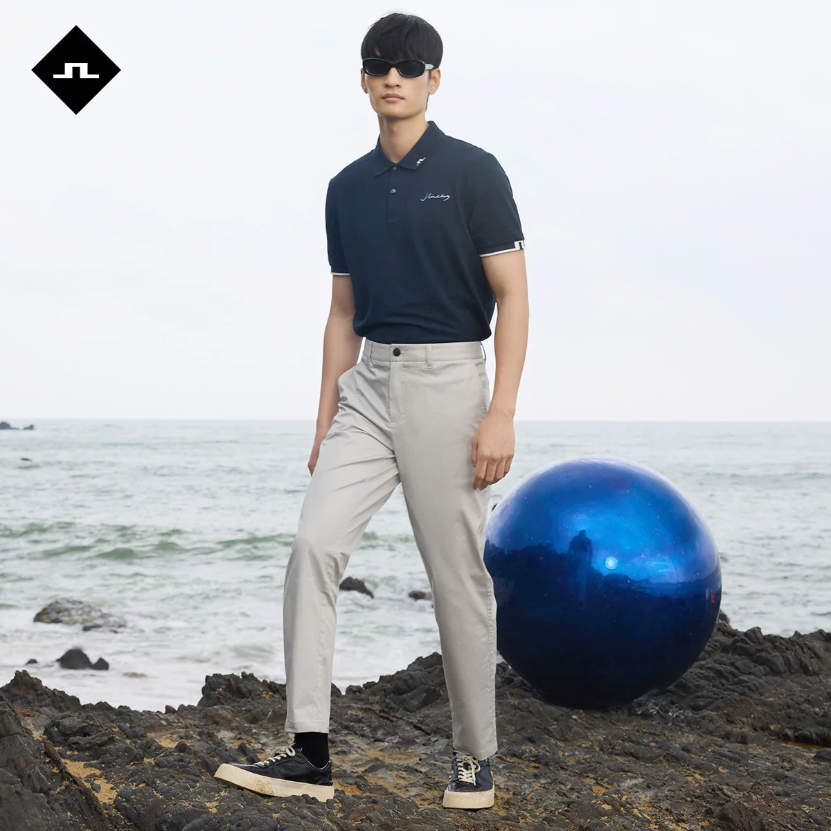 Летние базовые хлопковые комфортные дышащие повседневные брюки, slim fit