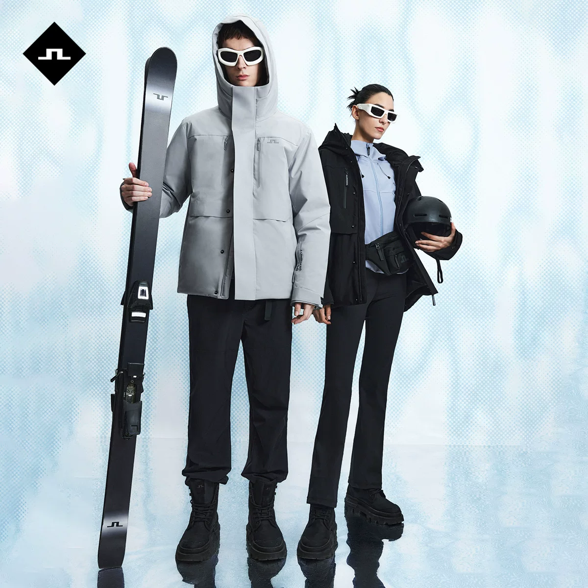 JLINDEBERG Jin Lindberg весенний мужской ski водонепроницаемый дышащий тёплый капюшон короткая стеганая куртка