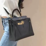 Вместительная и большая портативная сумка через плечо, из натуральной кожи, изысканный стиль