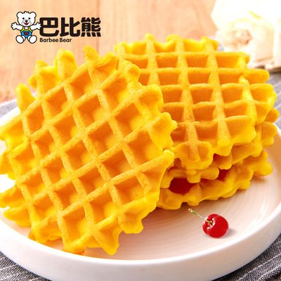 【巴比熊】华夫饼营养早餐整箱540g