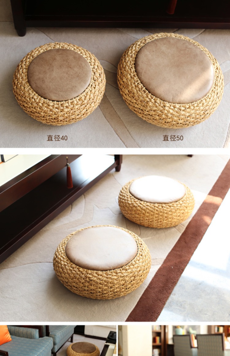 Mây mây đệm dày trà tròn tăng đệm Nhật Bản ban công ban công cửa sổ đệm - Ghế đệm / đệm Sofa đệm ngồi ghế