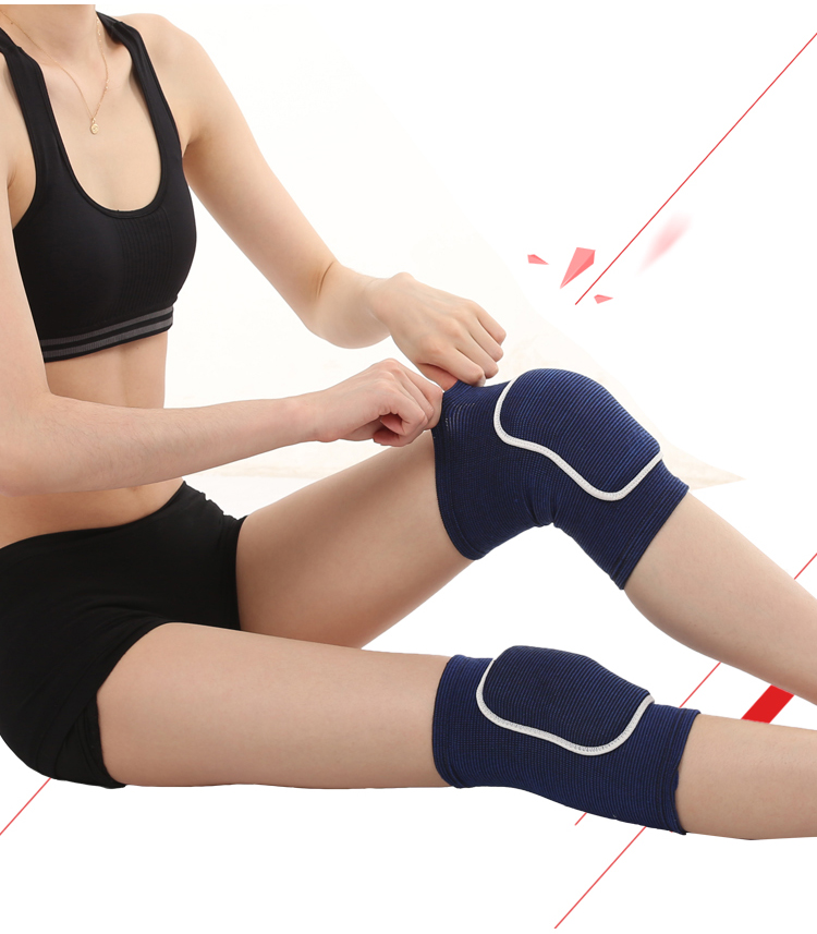 Đệm đầu gối thể thao dày ấm chống va chạm trẻ em nam và nữ quỳ bảo vệ đầu gối khiêu vũ miếng đệm đầu gối nữ nhảy - Dụng cụ thể thao miếng băng đầu gối