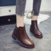 Booties giày nữ mùa thu đông 2018 boot cao cổ nữ Giày ống