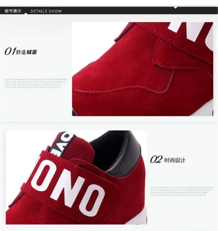 Giày đế thấp nữ Velcro 2018 mùa thu đông mùa đông