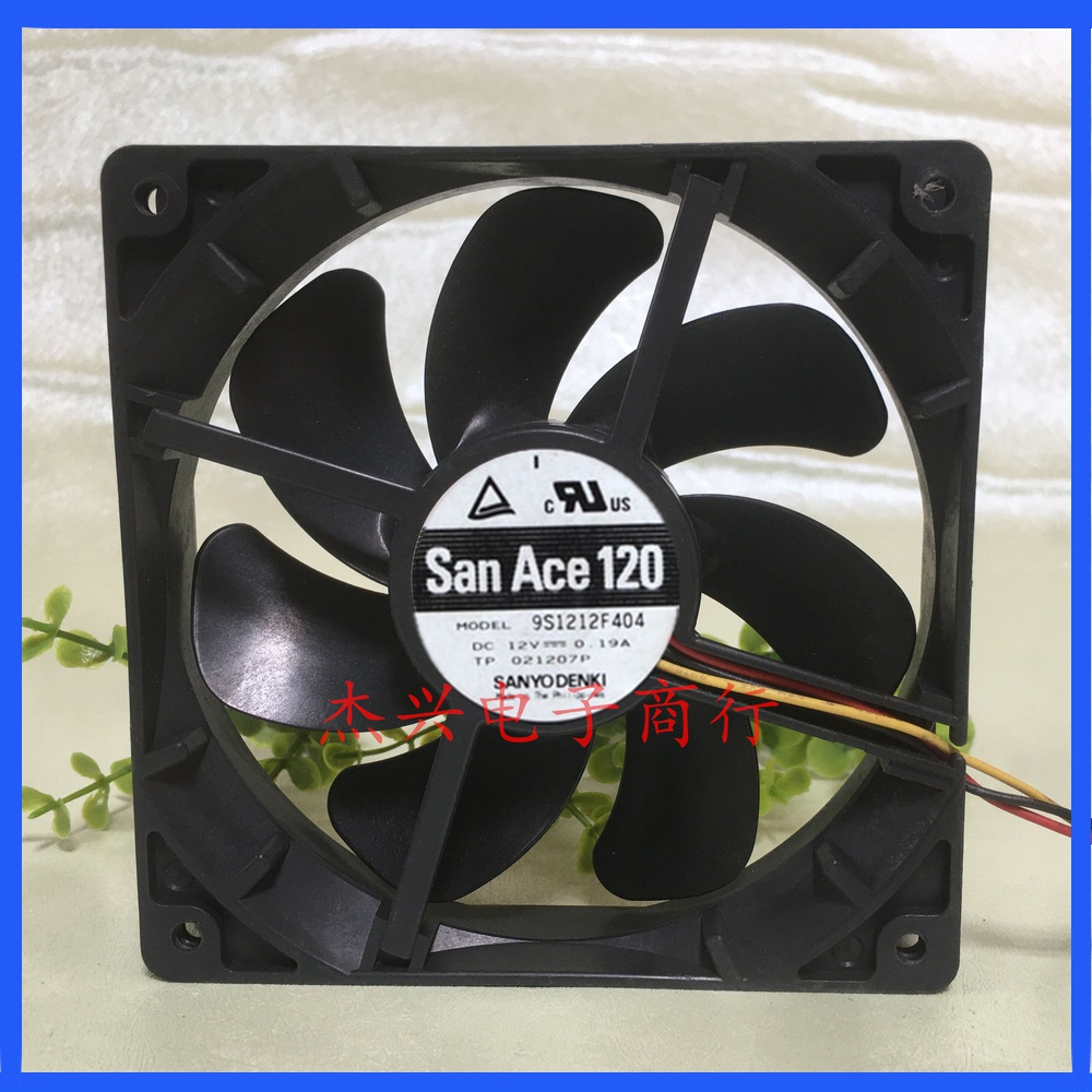 Shan Yang San Ace120 12025 9S1212F404 DC12V 0 19A 12CM silent cooling fan