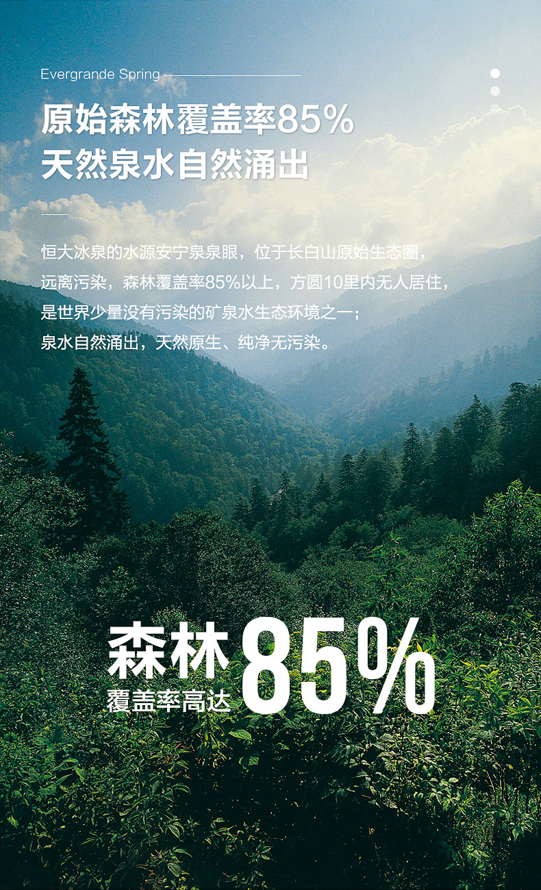 恒大冰泉 低钠水 长白山弱碱性饮用水 500ml*24瓶 图5