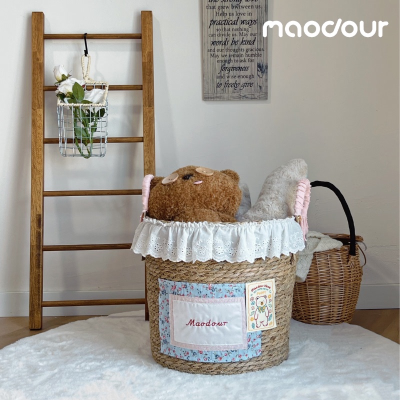Maodour ® Little Bear Storage Basket | Original ins Style Pet Toy Clothes Storage Dirty Laundry Basket Portable Basket Maodour ® Little Bear Storage Basket | Original ins Style Pet Toy Clothes Storage Dirty Laundry Basket Portable Basket