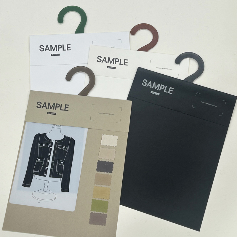 Jn025 Textile Color Card In-Stock Fabric Sample Card Textile Color Card Sample Card Fabric Card Curtain Card Art