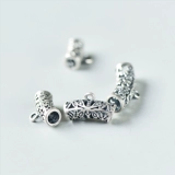 Изогнутая трубка, браслет, ожерелье, аксессуары ручной работы, серебро 925 пробы