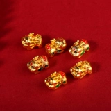 Shajin 貔貅 Baby Cloisonne Blue Drop Platform Bracelet Accessorie Accessories Diy красная веревка 貔貅