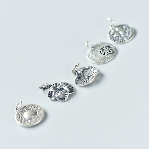 Резная ретро подвеска, браслет, ожерелье, серебро 925 пробы, DIY