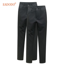 Velvet trousers womens autumn and winter thickened trousers thin OL professional fashion casual pants Korean version of small feet pants pencil pants