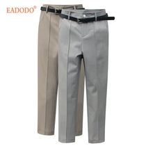 2020 summer new products high waist cigarette tube pants womens gray thin OL business wear loose small straight trousers nine-point pants